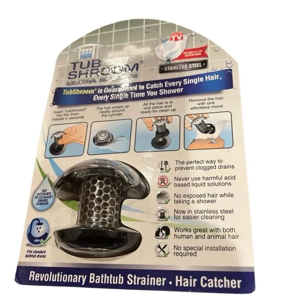 Stainless Steel Hair Catcher - Black
